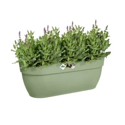 Balconière Vibia Campana easy hanger large Vert pistache ELHO - Balcon fleuri en 1 minute