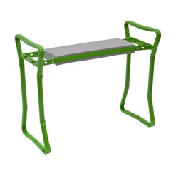 Banc vert agenouilloir - Jardinez sans mal de dos