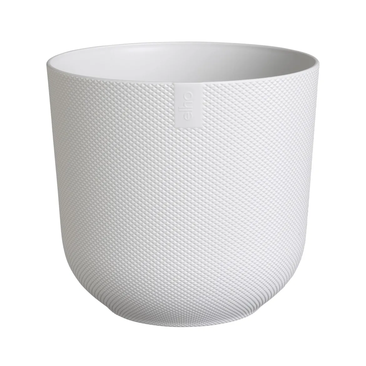 Cache pot Jazz rond Blanc soie ELHO - Un intérieur net en 1 geste