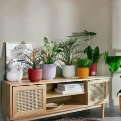 Cache pot Jazz rond Terracotta ELHO - Déco chic en un geste