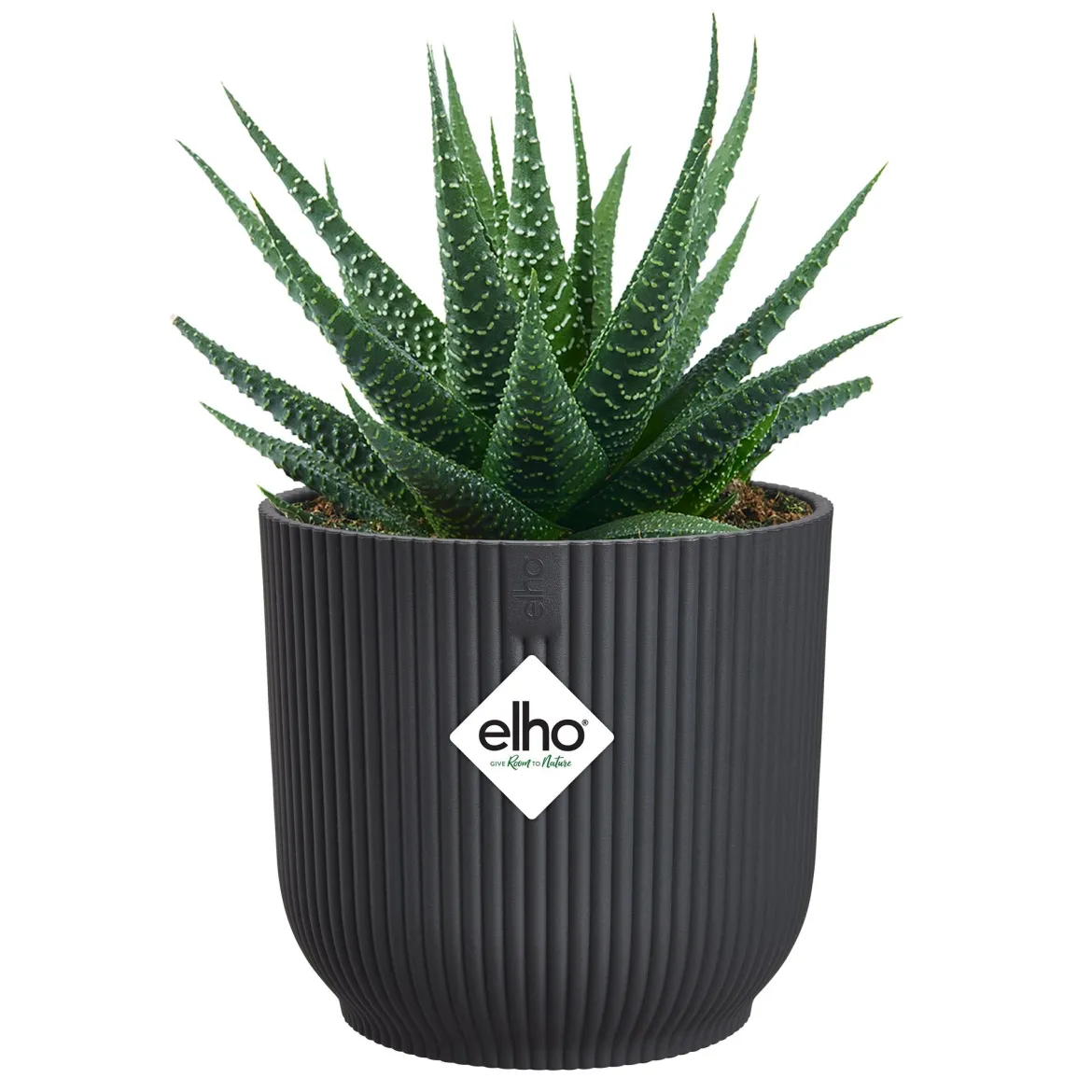 Cache-Pot Vibes fold rond Anthracite ELHO - Style instantané chez vous