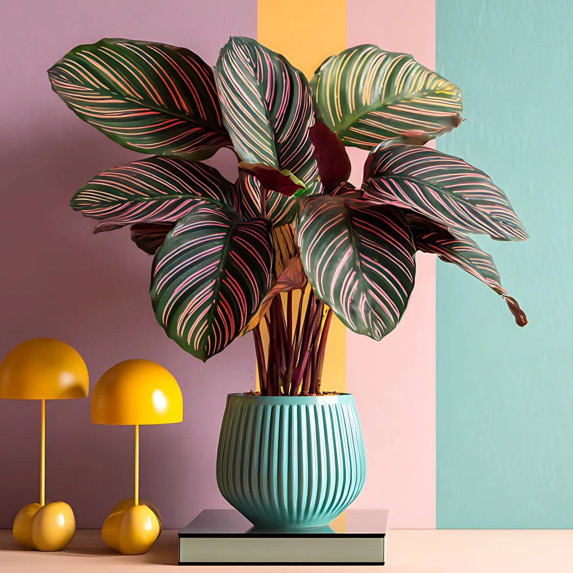 Calathea 'Ornata' XL - Feuillage rayé effet waouh