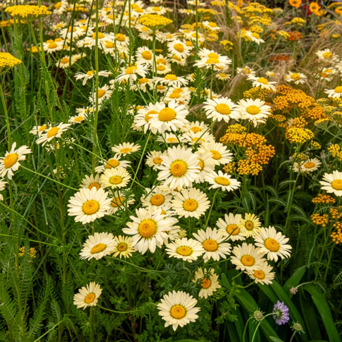 Camomille des teinturiers E.C. Buxton - Fleurs jaunes tout l'été