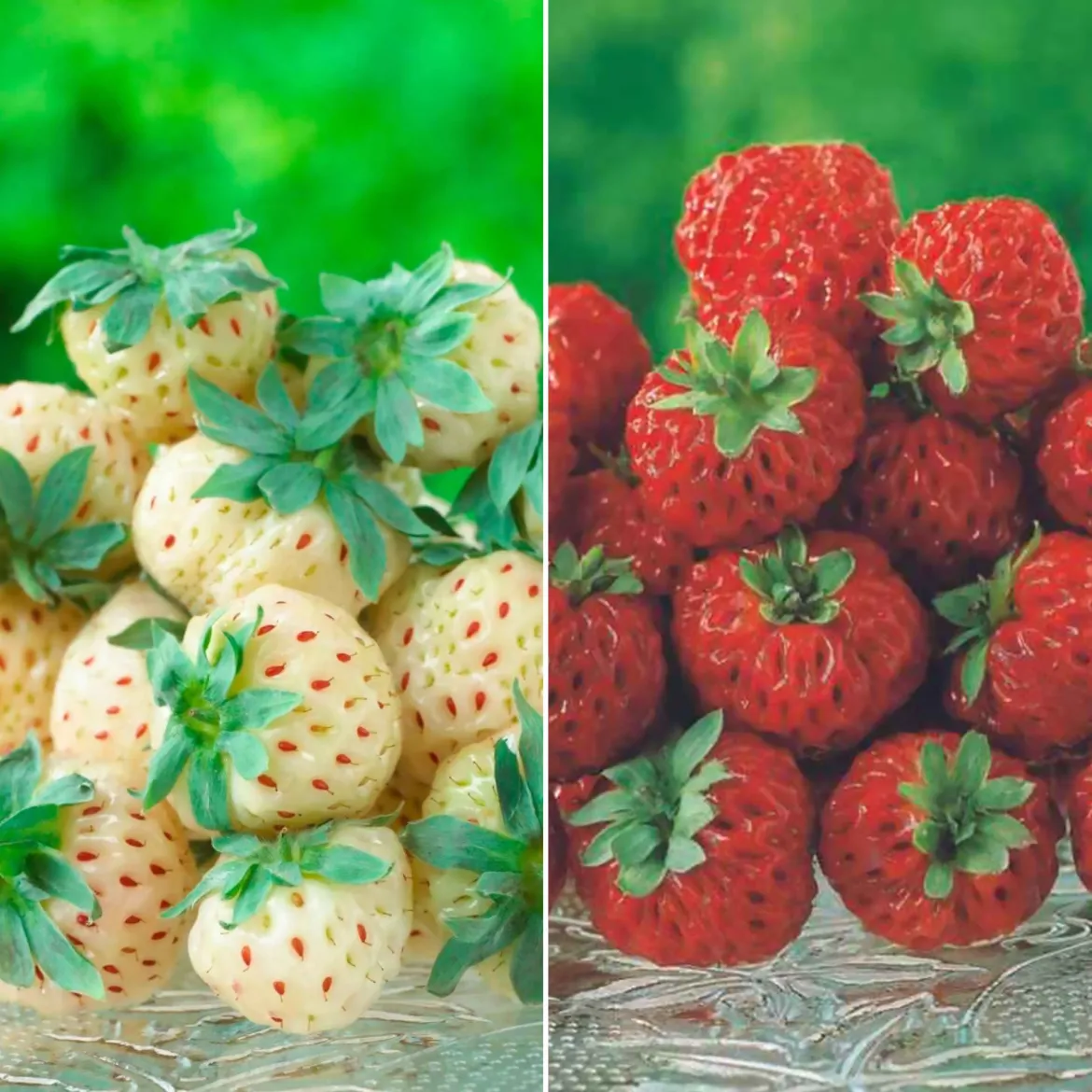 Collection de 4 fraisiers originaux - Parfait pour desserts originaux