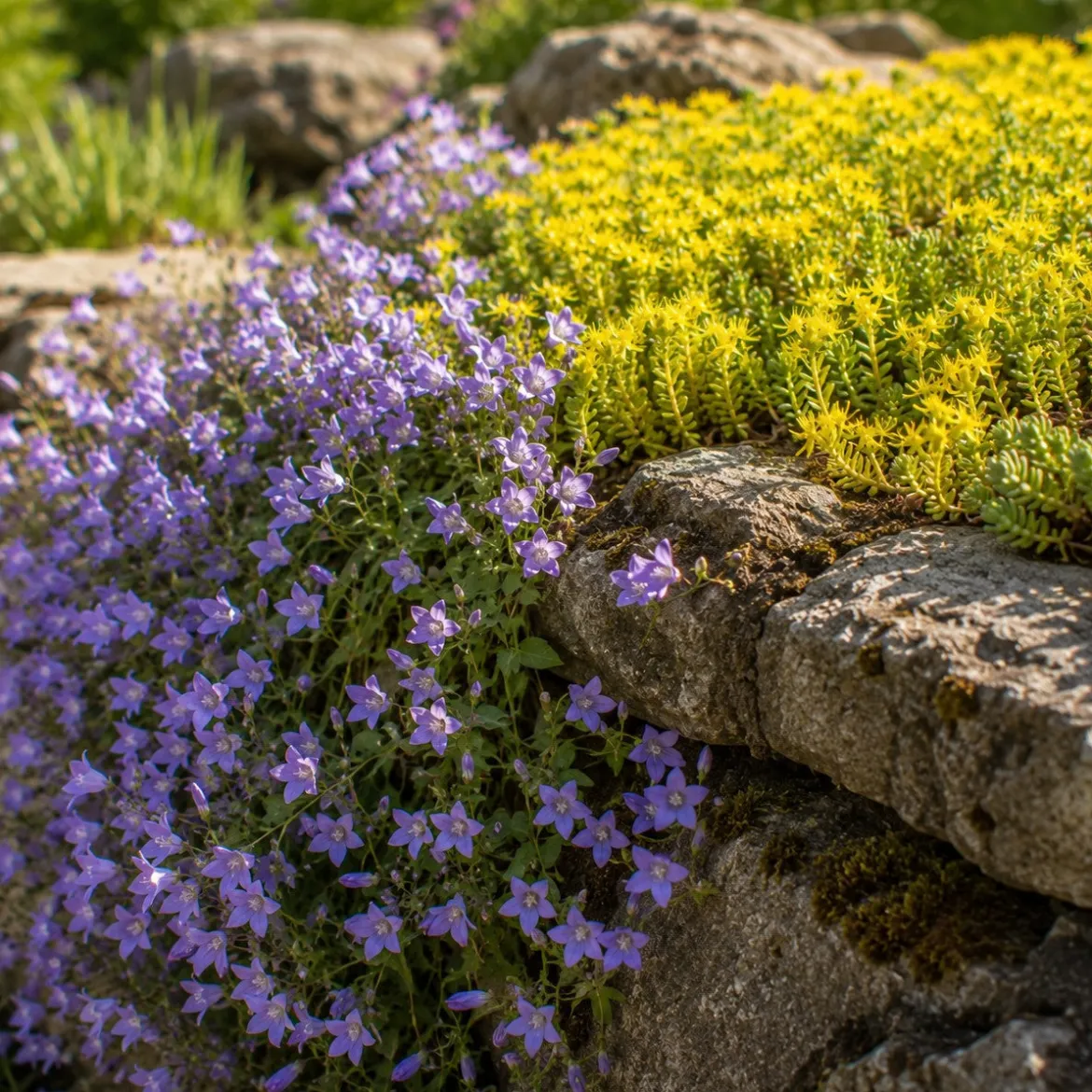 4 couvre-sols pour murets - Murs fleuris sans effort