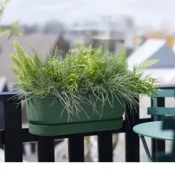 Elho Balconnière Greenville Leaf green - Un balcon fleuri en 5 min