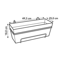 Elho Balconnière Loft urban anthracite - Un balcon fleuri en 5 min