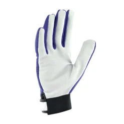Gant Jardy en cuir de jardin bleu marine - Mains protégées, jardin facile