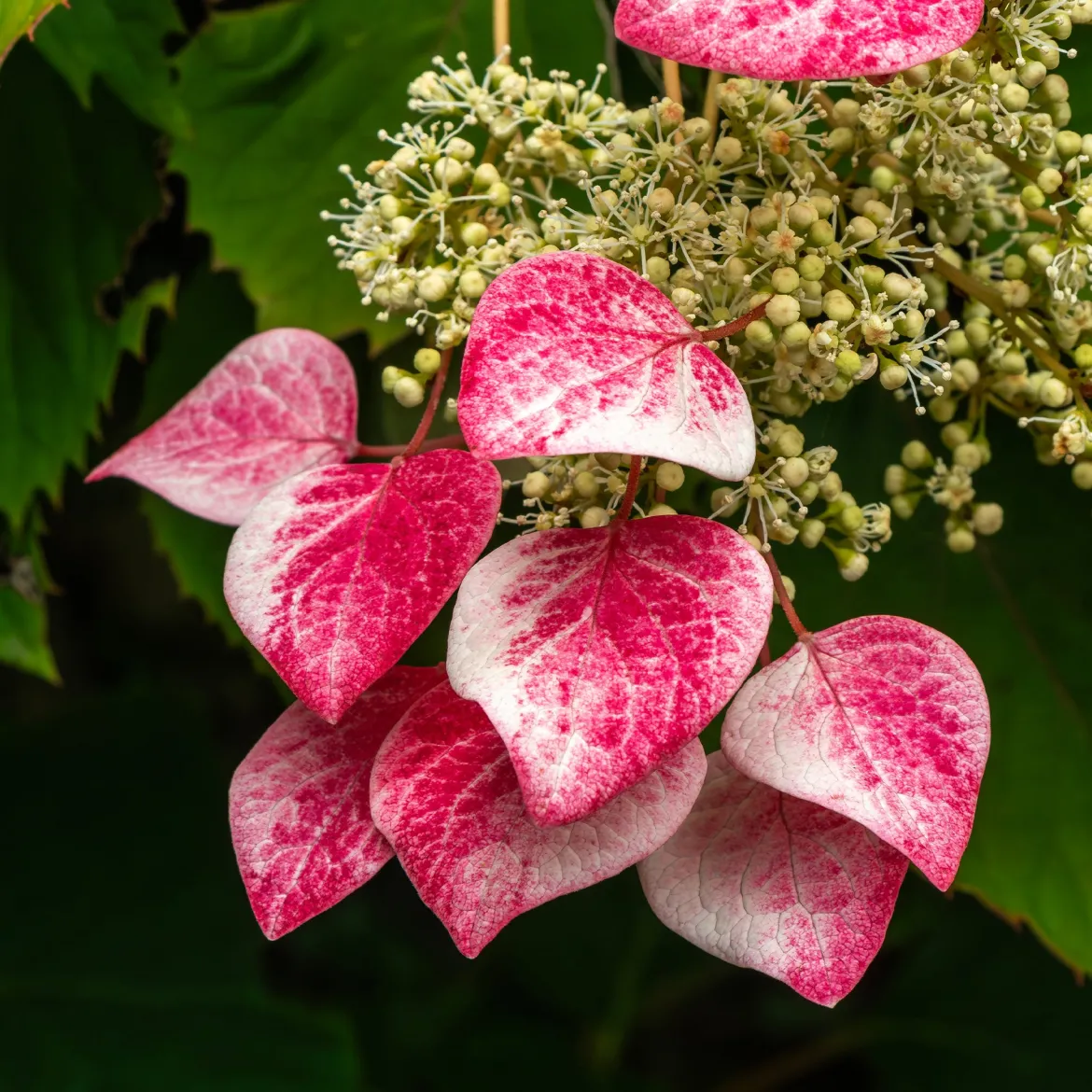 Hortensia grimpant du Japon Roseum - Schizophragma - Un mur fleuri sans effort