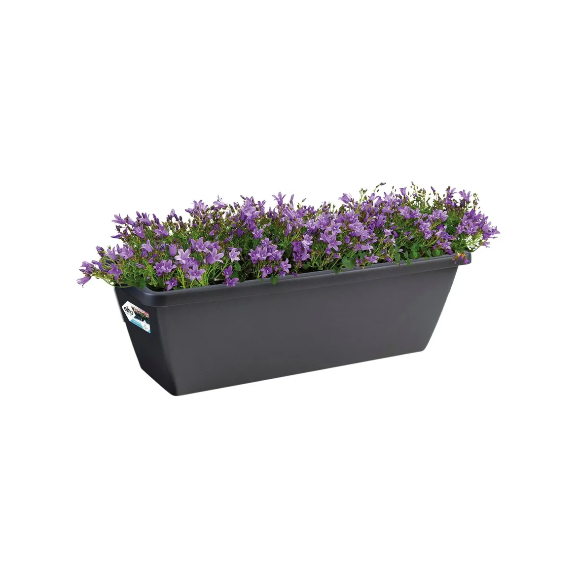 Jardinière Barcelona Anthracite ELHO - Un balcon fleuri en 5 min