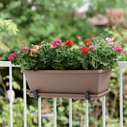 Jardinière Barcelona Taupe ELHO - Déco prête en 5 minutes