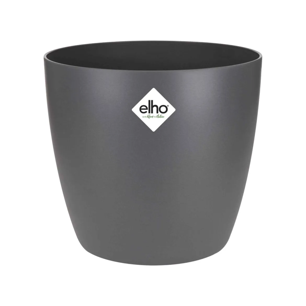 Plantes d'intérieur tropicales et ses cache-pots gris ELHO - Idéales pour illuminer vos intérieurs