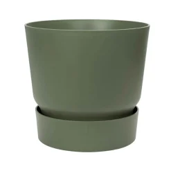 Pot de fleurs Elho Greenville vert - Déco verte prête en 1 min