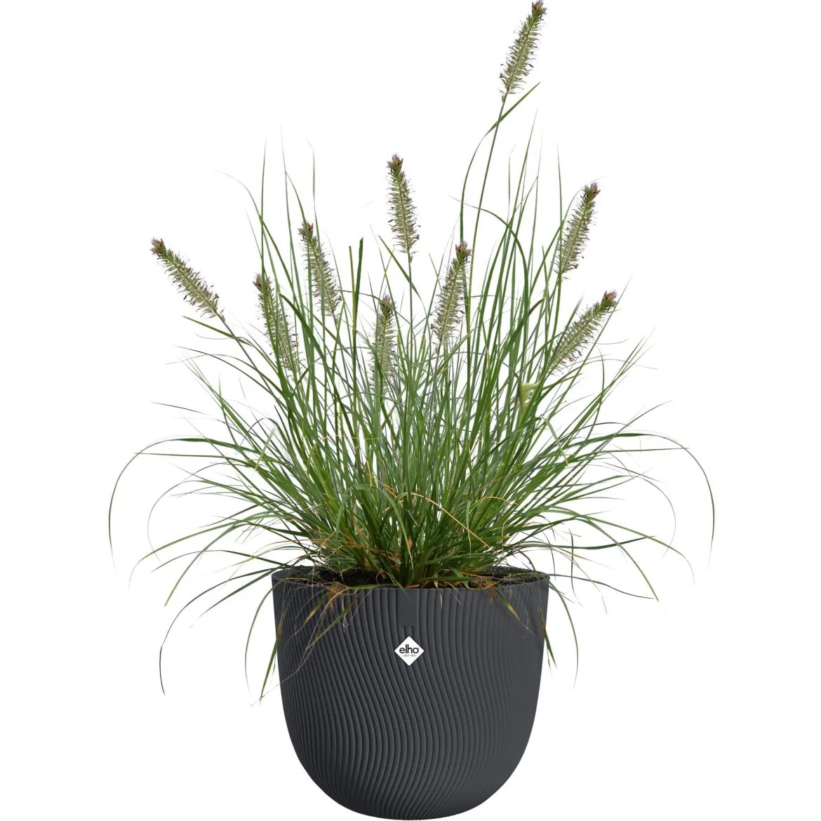 Pot d'extérieur Sereh round anthracite ELHO - Déco terrasse en 1 minute