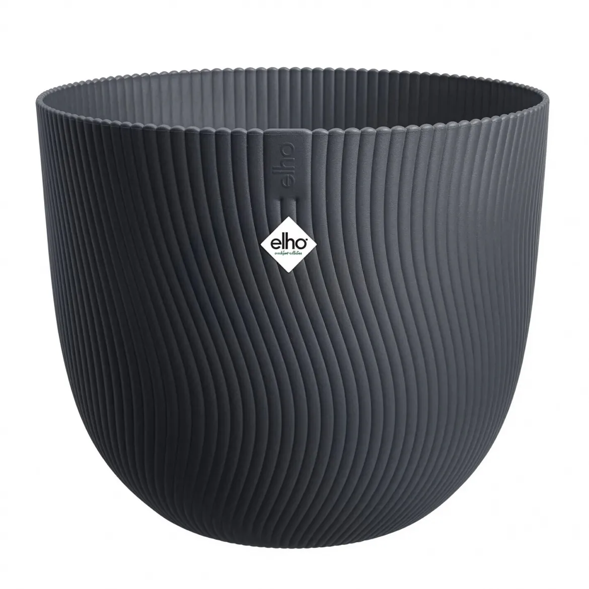 Pot d'extérieur Sereh round anthracite ELHO - Déco terrasse en 1 minute