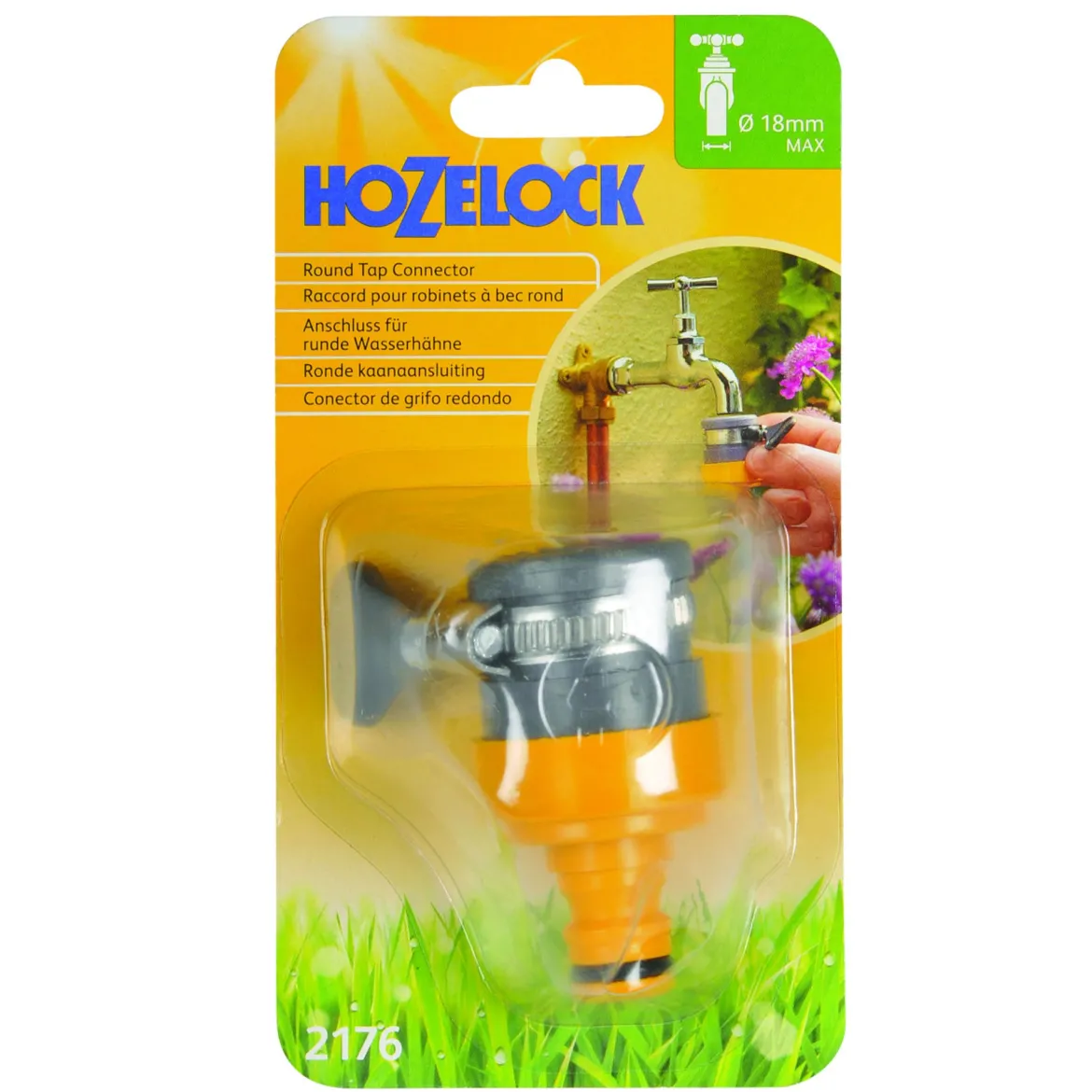 Raccord pour robinet rond intérieur & extérieur HOZELOCK - Branchez votre tuyau en 10 sec