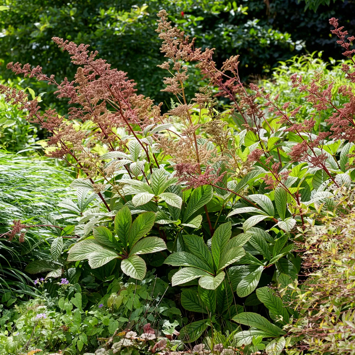 Rodgersia henrici - Un feuillage qui change tout