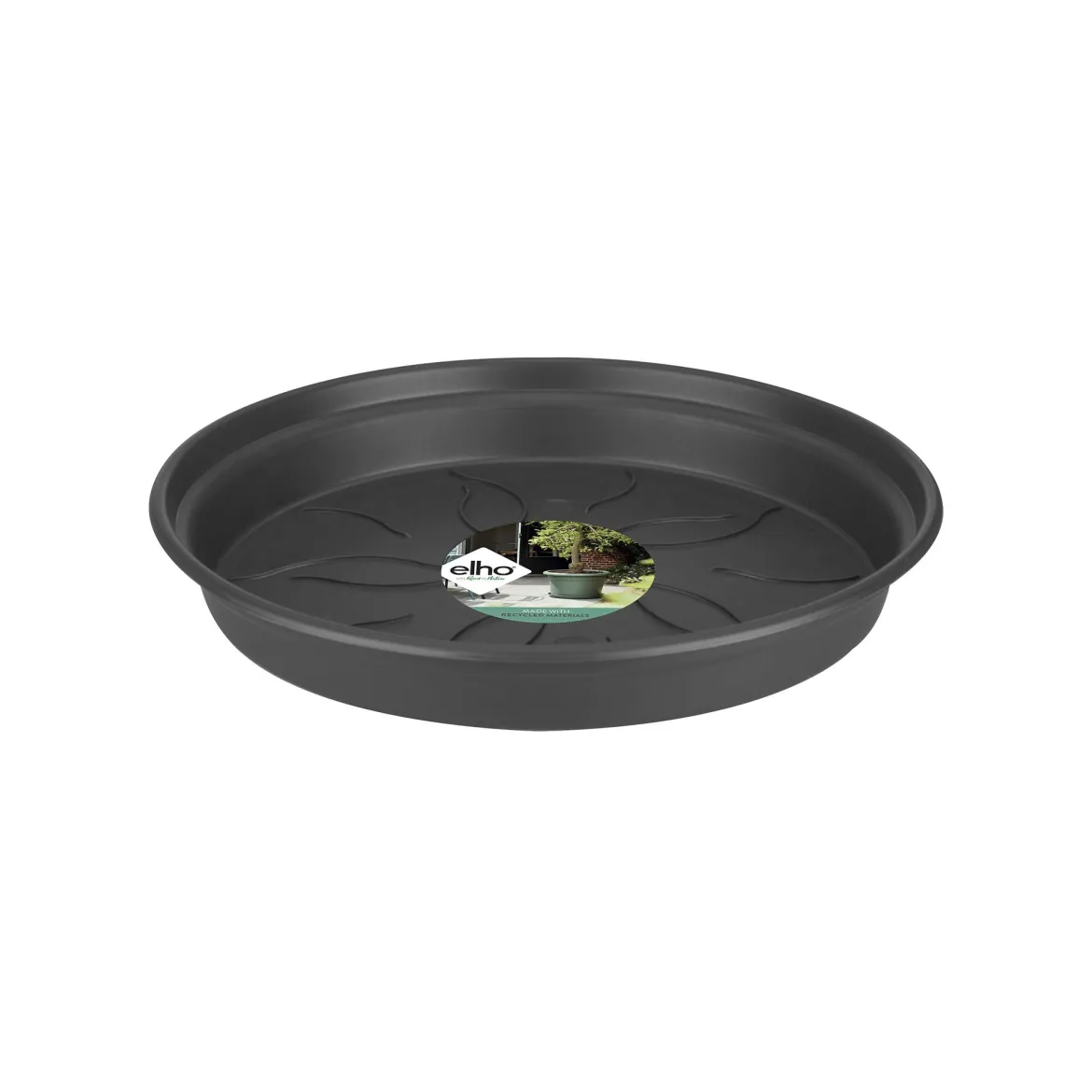Soucoupe Green Basics Living noir ELHO - Sol protégé en un geste