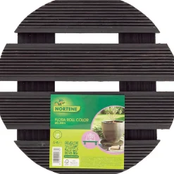 Support à roulette en bois - Déplacez vos plantes sans effort