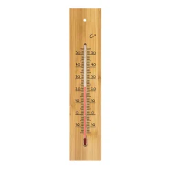Thermomètre 40013 en bois - La météo lue en un clin d'œil