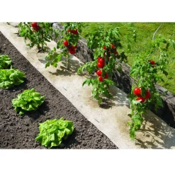 Toile de paillage naturel biodégradable chanvrelin - Sol propre en un geste