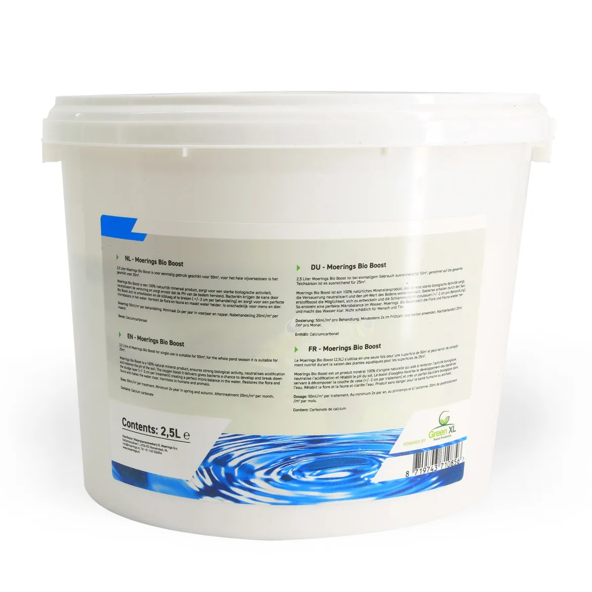 Traitement anti-vase activateur de bactéries - Eau claire sans effort